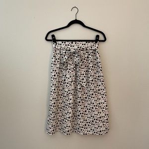 Knee Length patterned skirt, sz s